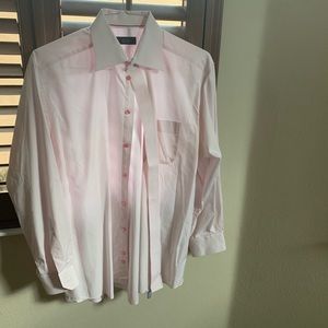 Eton size 42 pink shirt with pink buttons #eton